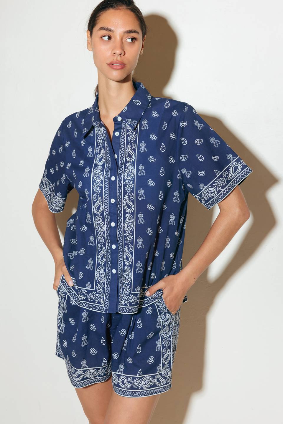 SUNKISSED MEADOW WOVEN SHIRT Flying Tomato